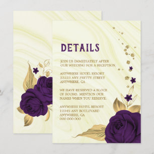 Nadere bijzonderheden over de florale marmering va informatiekaartje