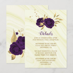 Nadere bijzonderheden over de florale marmering va informatiekaartje