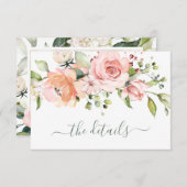 Nadere bijzonderheden over de routebeschrijving va kaart (Voorkant / Achterkant)