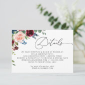 Nadere bijzonderheden over het Roos van de Bourgog Informatiekaartje (Staand voorkant)