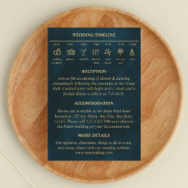 Nadere details over het huwelijk van de feiale tij informatiekaartje