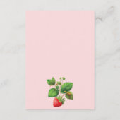 Nadere gegevens over aardbeien en ponies Summer We Informatiekaartje (Achterkant)