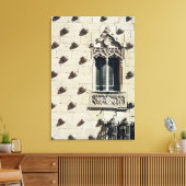 Nadere gegevens over de buitenkant van de Casa de Canvas Afdruk (Insitu (Woonkamer))