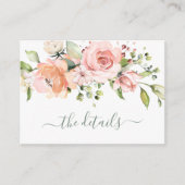 Nadere gegevens over de route Floral Bachelorette  Informatiekaartje (Voorkant)