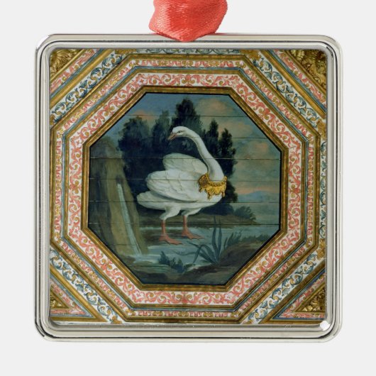 Nadere gegevens over de versiering van het plafond metalen ornament (Voorkant)