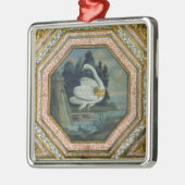 Nadere gegevens over de versiering van het plafond metalen ornament (Links)