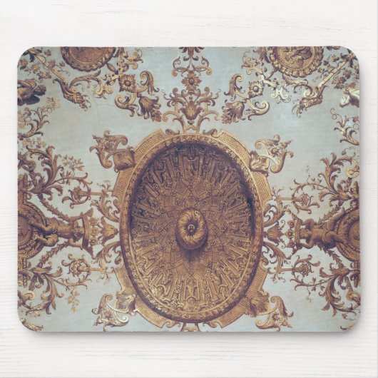 Nadere gegevens over het plafond in de Grand Salon Muismat (Voorkant)