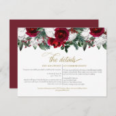 Nadere gegevens over het winterkerstfeest van Bour Kaart (Voorkant / Achterkant)