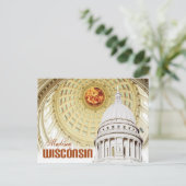 Nadere gegevens over het "Wisconsin State Capitol  Briefkaart (Staand voorkant)