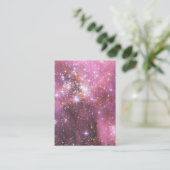 Nadere gegevens over NGC 346 in roze Visitekaartje (Staand voorkant)