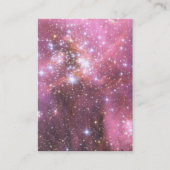 Nadere gegevens over NGC 346 in roze Visitekaartje (Voorkant)