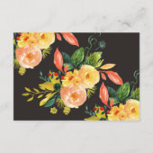 Nadere informatie over de herfst van Floral Weddin Informatiekaartje (Achterkant)