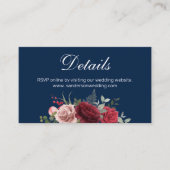 Nadere informatie over de marineverbinding van Nav Informatiekaartje (Voorkant)