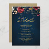 Nadere informatie over het huwelijk met bruinkoolv informatiekaartje (Voorkant / Achterkant)