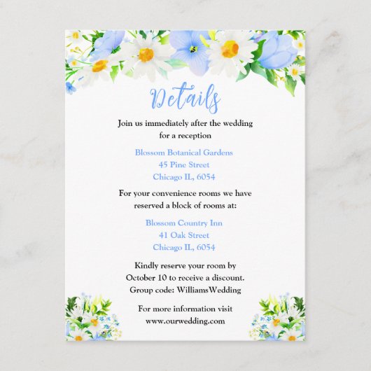 Nadere informatie over het huwelijk tussen 'Vergee Informatiekaartje (Voorkant)