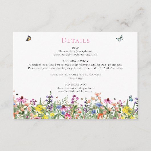 Nadere informatie over het zomerfeest informatiekaartje (Voorkant)