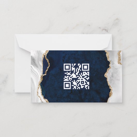 Nadere informatie over marmer, wit en goudpapier v notitiekaartje (Achterkant)