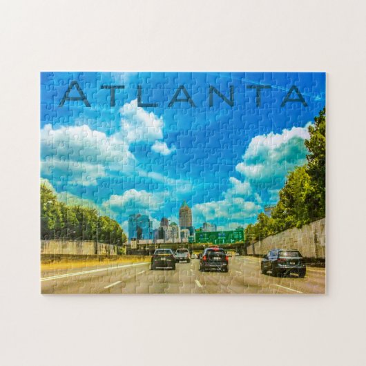 Naderen Atlanta Puzzle Legpuzzel (Horizontaal)