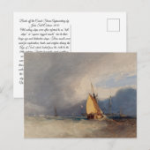 Naderende storm 1830 briefkaart (Voorkant / Achterkant)