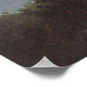 Naderende storm op Long Island Sound (1872) Poster (Hoek)