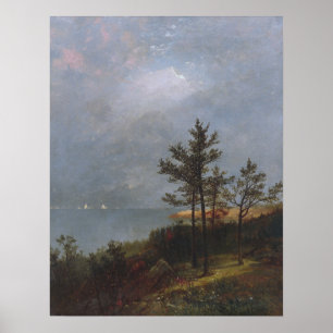 Naderende storm op Long Island Sound (1872) Poster