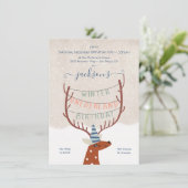 Naderende Winterspelen - Birthday Kaart (Staand voorkant)