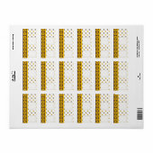 Naderendrukfolie voor miniatuurSnoep Etiket (Full Sheet)