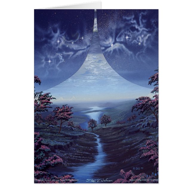 Nadering over Ring World (Voorkant)