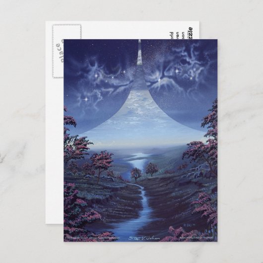 Nadering over Ring World Briefkaart (Voorkant / Achterkant)