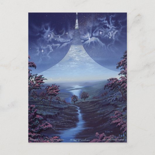 Nadering over Ring World Briefkaart (Voorkant)