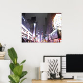 Nadering Times Square, New York NY Poster (Thuiskantoor)
