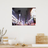 Nadering Times Square, New York NY Poster (Keuken)