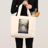 Nadering van Dusk Goldbekkanal Hamburg 2014 Grote Tote Bag (Voorkant (product))