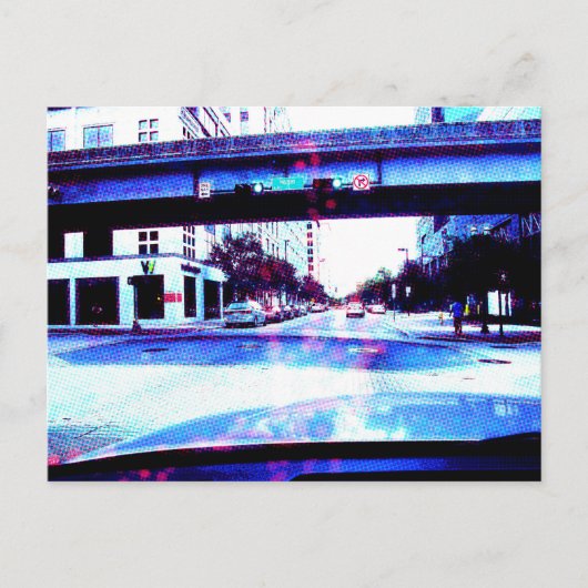 Nadering van Hogan Street Briefkaart (Voorkant)