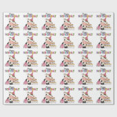 Naderingspapier voor de Koe van vogeldagen Cadeaupapier (Vlak)