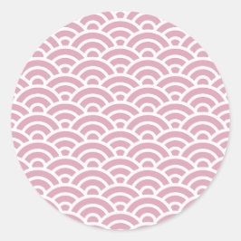 NADESHIKO 01 Seigaiha Waves - Energetic Ver. Ronde Sticker