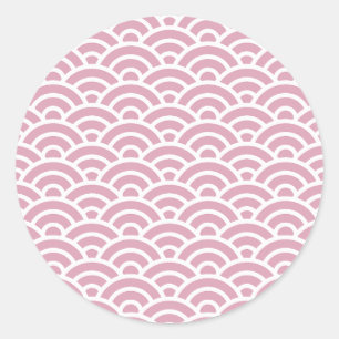 NADESHIKO 01 Seigaiha Waves - Energetic Ver. Ronde Sticker