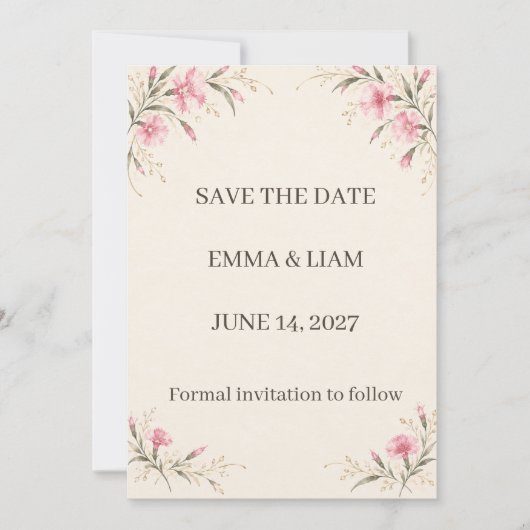 Nadeshiko Save the Date (Voorkant)