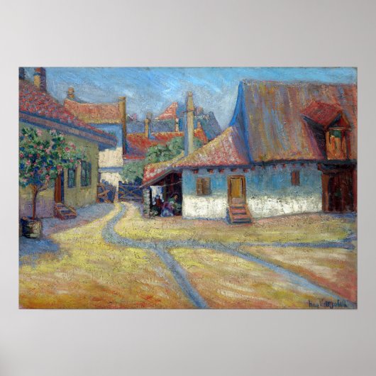 Nadežda Petrović Belgrade Suburb Poster (Voorkant)