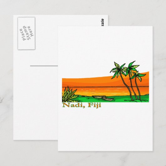 Nadi, Fiji Briefkaart (Voorkant / Achterkant)