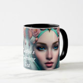 Nadija's Morning Tea Gepersonaliseerd  Mok (Voorkant rechts)