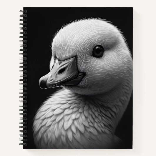 Nadine the Goose - Art Spiral Notebook Notitieboek (Voorkant)