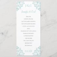 Nadine Trouwprogramma | Lang (licht turquoise)