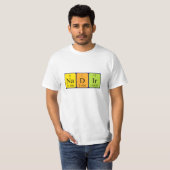 Nadir periodiek table name shirt (Voorkant volledig)