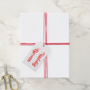 Nadolig Llawen gift label (Welsh) Cadeaulabel