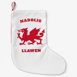 Nadolig Llawen Simple Celtic Welsh Merry Kerstmis Kleine Kerstsok