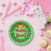 Nadolig Llawen Welsh Merry Kerstmis 7" Papieren Bordje (Feest)