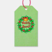 Nadolig Llawen Welsh Merry Kerstmis Cadeaulabel (Voorkant)