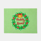 Nadolig Llawen Welsh Merry Kerstmis Deurmat (Voorkant)