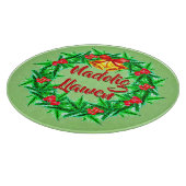 Nadolig Llawen Welsh Merry Kerstmis Snijplank (Hoek)